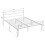 (Double) VECELO Platform Metal Bed Frame, white 3