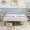 (Double) VECELO Platform Metal Bed Frame, white 4