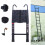 Multi Purpose Ladder 3.2M/10.5FT Aluminum Extendable Telescopic Ladder with Safety Hook for Loft Attic Stepladder Max 330lbs/150kg Capacit 1