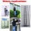Multi Purpose Ladder 3.2M/10.5FT Aluminum Extendable Telescopic Ladder with Safety Hook for Loft Attic Stepladder Max 330lbs/150kg Capacit 6
