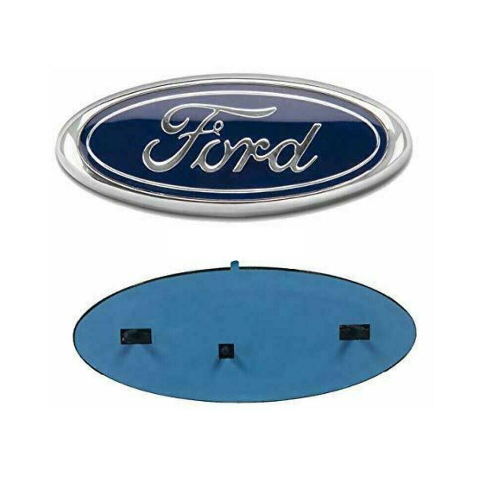 Starfull Ford Transit Front Grille 9In Oval Emblem Bonnet Badge 2006-2014 - 4L3z-1542528-Ab, 9L5z-9942528-A Blue