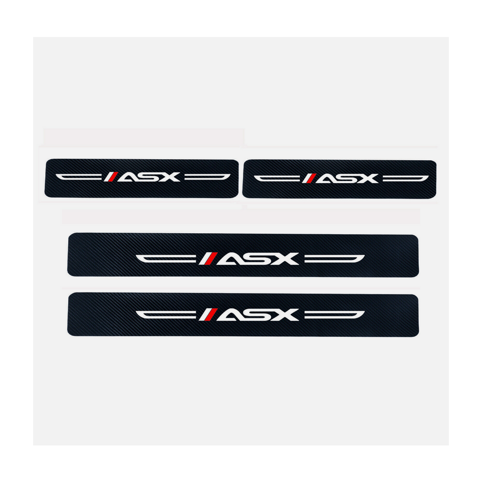 For Mitsubishi Asx Car Door Plate Sill Scuff Anti Scratch Sticker Protector 8381923451363