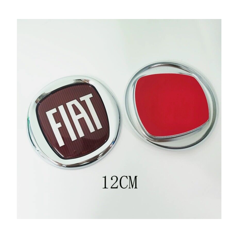 Newjass Fiat Ducato Front Grille Badge Emblem 120X120mm - Self-Adhesive, Weatherproof, High-Quality Replica
