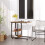 Dripex (Walnut) Height Adjustable Mobile Rolling side table 17