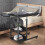 Dripex (Black) Height Adjustable Mobile Rolling side table 4