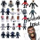 Skibid Toilet Space Toilet Man Plush, Upgrade Titan Drillman Doll Birthday Gift 1