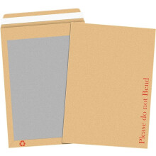 25 Pcs Manilla Hard Board Back Envelopes A4 C4 Envelopes 324 x 229mm Please Do Not Bend Envelope with Peel & Seal Strip for Mailing, Posting