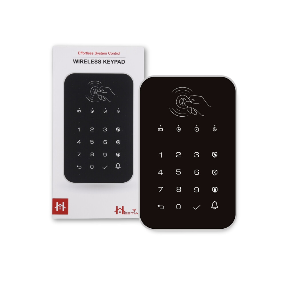 HESTIA Wireless Keypad and RFID Smart Fobs for Smart Home Security System