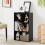 VECELO 5 Cube Bookcases,3 Tier Bookshelves 3