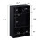 VECELO 5 Cube Bookcases,3 Tier Bookshelves 6