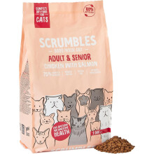Scrumbles All Natural Dry Cat Food With Chicken and Fresh Salmon, High Protein Food for Adults And Seniors, 2.5 Kg,pink bag