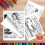 Creative Art Colouring Book Adult Colouring Book E 3