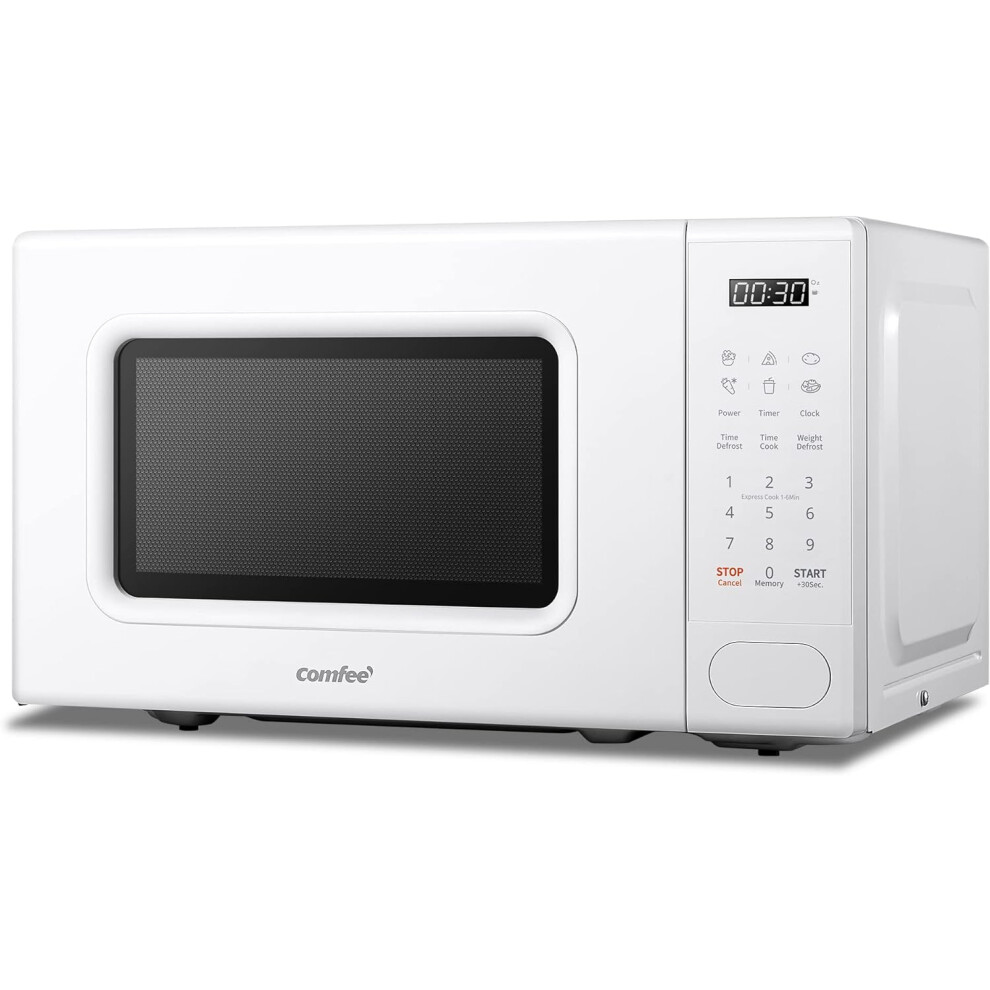 700W 20L Countertop Microwave Oven with LED Display