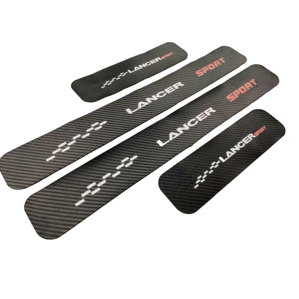 For Mitsubishi Lancer Car Accessories Door Sill Cover Protector Scuff Plate Trim 8381923451516