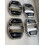 4x For BMW Car Door Lock Cover Silver M3 M5 M6 Car Accessories M Sport 4