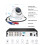 ZOSI 1080P CCTV Security Camera System Human Vehicle Detection 8CH DVR 5