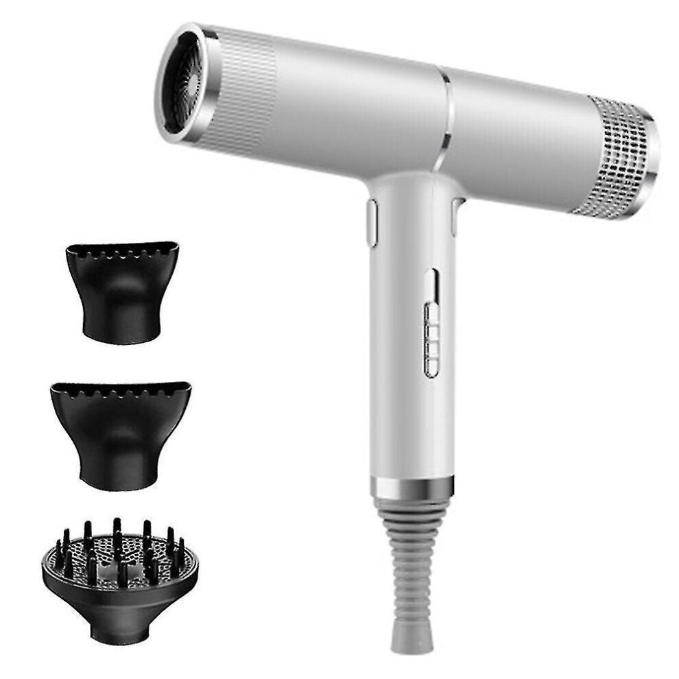 (Silver ) Ionic Hair Dryer Powerful Blow Dryer for Women & Men Faster Drying And Protect Your Hair