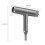 (Gray) Negative Ionic Hair Dryer Professional Blow Dryer Lightweight Quick Drying with 3 Diffusers 4