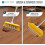 Soft Indoor Broom Long Handle Sweeping Brush Cleaning Floor Yellow 3