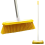 Soft Indoor Broom Long Handle Sweeping Brush Cleaning Floor Yellow 1