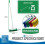 Soft Indoor Broom Long Handle Sweeping Brush Head Cleaning Floor Green 6