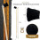 Tar Brush Long Handled Wood 47" Decking Paint Striker Angled Coating 3