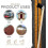 Tar Brush Long Handled Wood 47" Decking Paint Striker Angled Coating 4