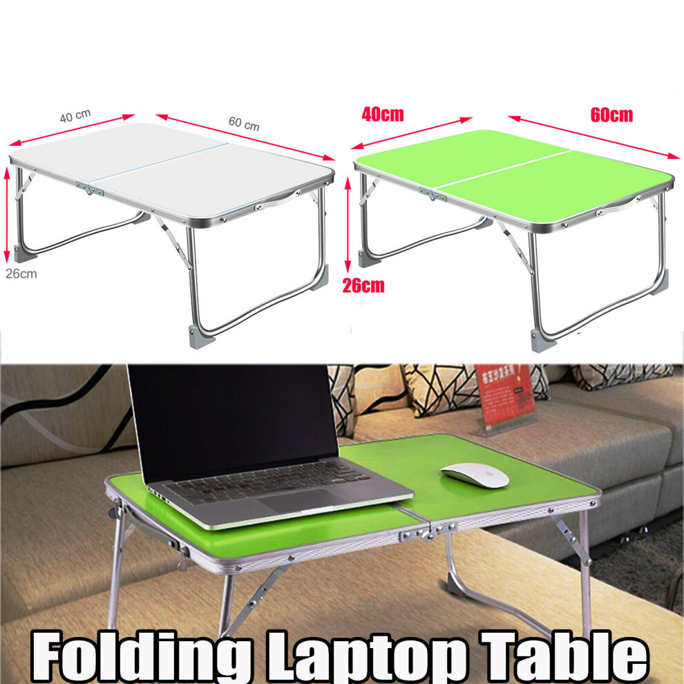 (Green) Bed Tray Table Foldable Laptop Bed Desk Low Floor Table for Eating Breakfast Play Game Watch Read in Bedroom Living Room,Kids/Adults/Student