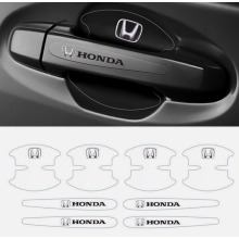 8pcs Invisible Car Door Handle Scratches Sticker Protector Film Decal for Honda
