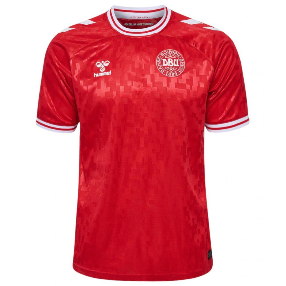 (L) Denmark Home Shirt 2024/25