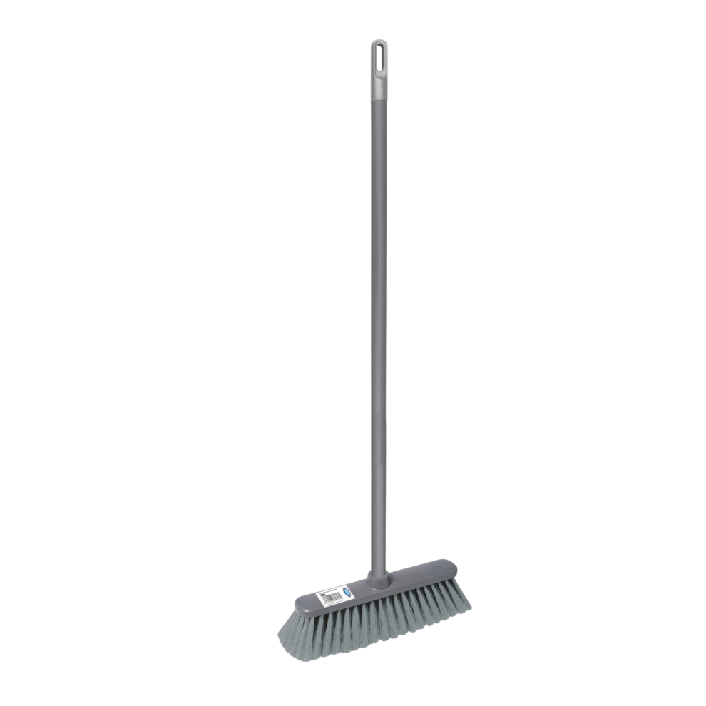 (Grey) Indoor Soft Broom Brush Kitchen Floor Cleaning