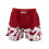 (X-Large) SCRAMBLE BAKA GRAPPLING FIGHT SHORTS - RED 1