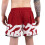 (X-Large) SCRAMBLE BAKA GRAPPLING FIGHT SHORTS - RED 4