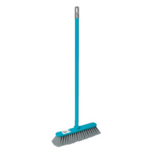 (Blue) Indoor Soft Broom Brush Kitchen Floor Cleaning