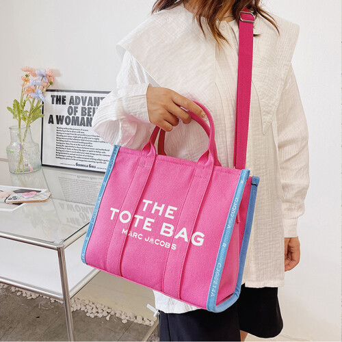 (4) Womens Handbags Designer Laptop Large Capacity Canvas Shoulder Tote Bags 2