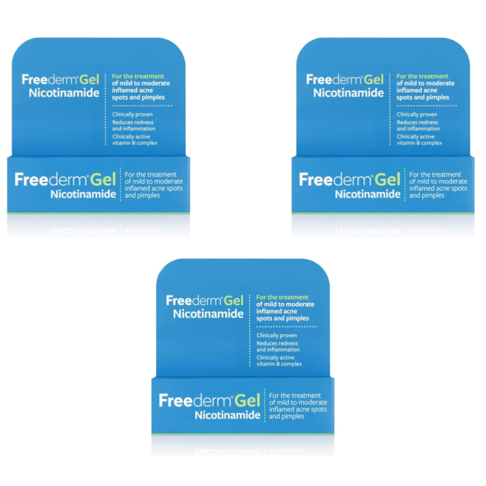 Freederm 4% Gel For The Treatment Of Acne Spots & Pimples - 10 g X 3