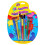 15 Assorted Plastic Handle Paint Brushes 1