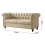 MCC (BEIGE) 2 seater Chesterfield Style Button Sofa Victoria 5