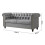 MCC (GREY) 2 seater Chesterfield Style Button Sofa Victoria 7