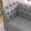MCC (GREY) 2 seater Chesterfield Style Button Sofa Victoria 8