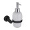 NES Home Nes Home Wall Mounted Soap Dispenser Matte Black 1