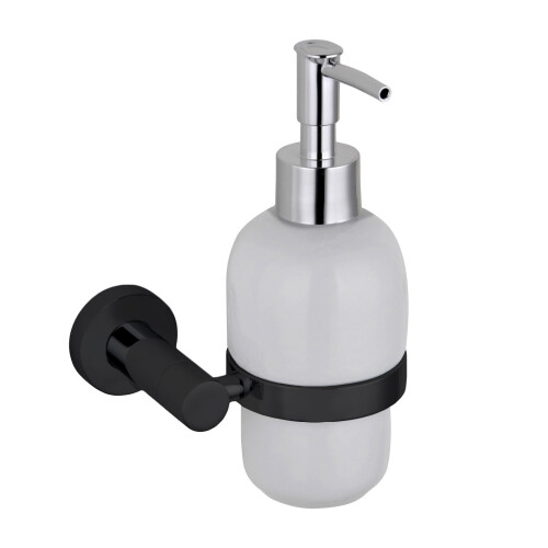 NES Home Nes Home Wall Mounted Soap Dispenser Matte Black