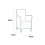 Keter Garden Armchair with Cushion Rattan Style Allibert - Graphite 2