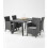 Keter Garden Armchair with Cushion Rattan Style Allibert - Graphite 3