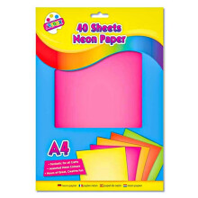 40 Sheets A4 Neon Paper