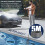 Cordless Jet Wash Power Washer 21V Electric Cordless Pressure Washer Pressure Cleaner Washer Ideal for Washing Cars Cleaning Fences Garden Floors 3