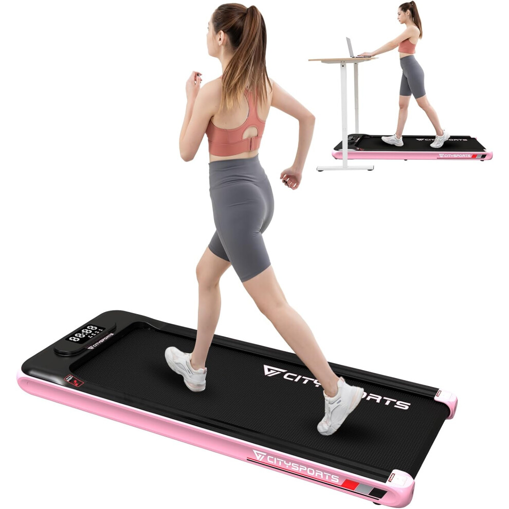 (CITYSPORTS Treadmill 550W Electric Walking Machine with APP for Home&Office) Citysports Under Desk Treadmill Walking Pad