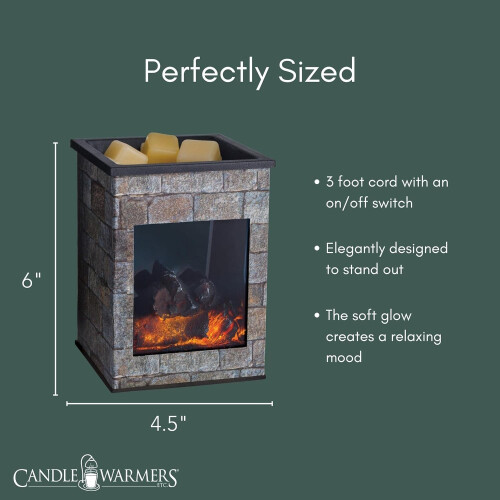 Fireplace Illumination Fragrance Warmer - Hearthstone 1