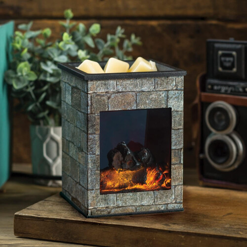 Fireplace Illumination Fragrance Warmer - Hearthstone