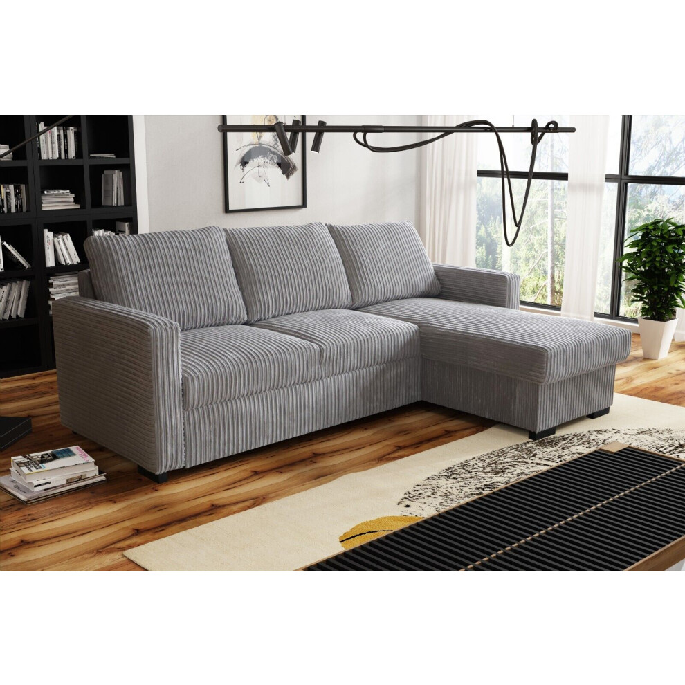 (Mink Jumbo Cord) Tokyo Universal Corner Sofabed
